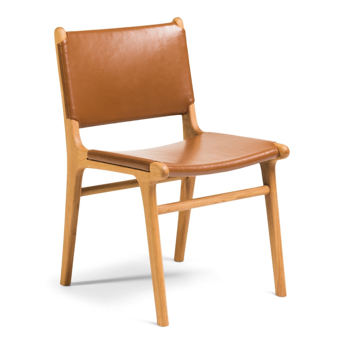 Clearance - Spensley Dining Chair - Tan & Oak